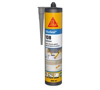 Mastic Cuisine & Salle De Bain Anti-Moisissures-Seal 108 Sanitaire Gris-Joints Silicone Sanitaire Longue Durabilité Sur Multi-Supports -Idéal Pour Travaux De Plomberie-300ml