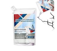 Mastic de fissures de ciment liquide à séchage rapide, remplissage de fissures de béton - Adhésif de réparation de fissures en béton étanche et résistant pour sceller les fissures dans le sol, le mur