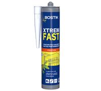 Mastic de fixation extérieur pièces humides XTREM'FAST - Blanc - 290 ml - Lot de 12 - BOSTIK - 30621127
