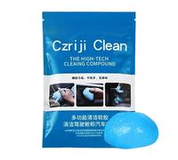 Mastic de nettoyage de voiture | Kit de nettoyage intérieur de voiture, gel adhésif réutilisable pour outils profonds, lingettes pour grille d'aération de véhicule, gadgets pour poussière intérieure