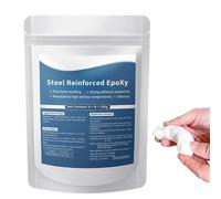 Mastic de remplissage métallique | Imperméable 100 grammes résistant à la chaleur portable | Mastic réparation métal | Pour céramique, bois, carrelage, verre, pierre, restauration figurines modèles, m