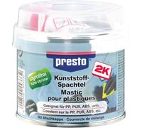 Mastic de réparation pour plastique avec tube durcisseur - Lot de 6 - PRESTO - 12053.06