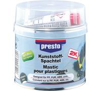 Mastic de réparation pour plastique avec tube durcisseur - Lot de 6 - PRESTO - 12054.06