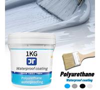 Mastic de revêtement étanche pour toit, 1KG, Agent imperméable pour uréthane, revêtement de peinture Anti-fuite, colle Anti-fuite, réparation de salle de bains, Materia 1KG Black