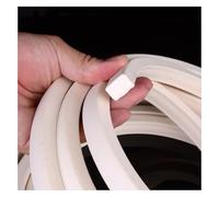 Mastic de silicone en mousse, Coupe-froid en mousse de silicone blanc 4x4mm à 15x25mm 2-10 mètres for porte et fenêtre(10x30mm 2meters)