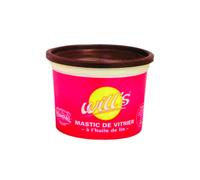 Mastic de vitrier à l'huile de lin Mondial Will's brun 0,5KG - Lot de 24 - DEN BRAVEN - 31000611