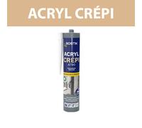 Mastic d'étanchéité "ACRYL CREPI A790" Blanc 310ml BOSTIK
