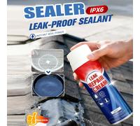 Mastic d'étanchéité anti-fuite sans pulvérisation 100ml - Adhésion super forte pour la maison - Crème de réparation et de scellement pour murs et interstices noir