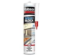 RUBSON Mastic Revêtement Waterproof, pour réparer des fissures et collage, multi matériaux, transparent 280ml