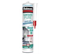 Mastic d'étanchéité cuisine et bain pure sanitaire RUBSON transparent 280ml