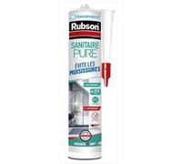 Mastic d'étanchéité cuisine et bain pure sanitaire RUBSON transparent 280ml Transparent G