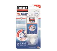 Rubson – Mastic sanitaire Re‑New Blanc silicone étanche anti‑moisissures 80 ml