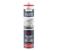 Mastic d'Étanchéité, Joint Extérieur, Fissure, Façade 290 ml x 1 Gris Clair