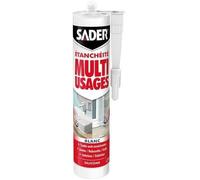 Mastic Silicone Sader Multi-Usages 280 ml, Blanc