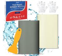 Mastic Epoxy, 227g Mastic Epoxy Putty de RéParation Sous L'Eau, 2 Parties Colle Epoxy Utilisé Pour RéParer les Fuites, les Fissures, la RéParation, le Remplissage, la Gravure(Gris)