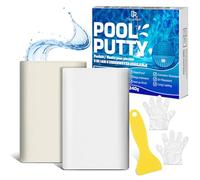 Mastic époxy, 340g mastic de piscine à réparation rapide, sous l'eau ou sur l'eau mastic de réparation - 2 parties d'argile gravée époxy pour coller le métal, les carreaux, le plastique, acrylique