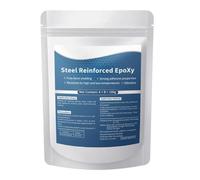 Mastic époxy renforcé d'acier | 100g portable, forte adhérence, résistant à la chaleur | Mastic époxy argile | Pour céramique, bois, carrelage, verre, pierre, restauration figurines modèles, mise