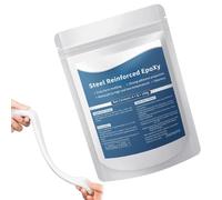 Mastic époxy renforcé d'acier | Forte adhérence, résistant à la chaleur, étanche 100g | Pâte de réparation céramique | Pour métal céramique bois carrelage verre, artisanat production façonnage de