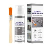 Mastic étanche invisible - 100 ml - Solution de peinture à appliquer - Réparation des fissures - Revêtement imperméable - Pour cave, zones de bateau, toit, rebord de fenêtre, salle de bain, plafond