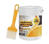 Mastic étanche pour toiture, 100 g, colle invisible à base d'eau, avec brosse pour toit, salle de bain, cave, mur, béton, métal, carrelage | mastic F