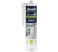 Bostik Mastic d'étanchéité Joint Parfait Maçonnerie et Portes – Acrylique Gris 280 ml