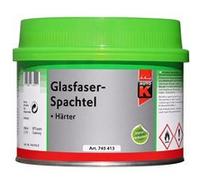 Mastic - Fibre de verre - Polyester bi-composant - Durcisseur inclus - Auto-K - 1Kg