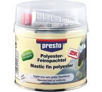 Mastic fin polyster + durcisseur 1kg sans styrene PRESTO - 12048