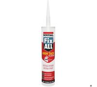 Soudal Mastic colle Fix All High Tack – Élastique et résistant aux UV – 290 ml Blanc