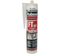 Rubson FT 101 Noir, Mastic polymère de haute qualité pour joints, fissures, collages, Mastic étanche pour intérieur & extérieur, Mastic multi-matériaux, cartouche 280 ml