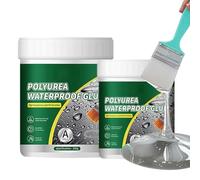 Mastic Imperméable Invisible - Revêtement Anti-fuite Transparent, Agent Isolant Transparent, Solution De Réparation De Mur Solide, Protecteur De Carrelage De Salle De Bain | Scellant Imperméable