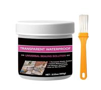 Mastic imperméable transparent - 100 g résistant longue durée facile à appliquer - adhésif de réparation anti-pluie scellement précis | Solution polyvalente pour mur de carrelage de cuisine, salle d