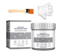 Mastic isolant imperméable | Colle étanche pour l'extérieur | Revêtement transparent | Scellage anti-fuite | Séchage rapide 150 g 300 g avec gants - Idéal pour réparation murale en plein air