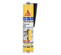 SIKA - Mastic joint et colle multi-usages - Tout en un - Multisupports - Sikaflex 11 FC Purform Noir - Intérieur et extérieur - Idéal travaux de bricolage - Durcit rapidement - 300 ml