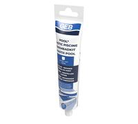 Mastic joint et colle spécial piscine - GEB - 590925 - Blanc - Tube 80 ml