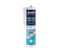 Mastic MSP 105 Réparations Piscine-Mastic Piscine Intérieure/Extérieure-Pour Carrelage/Mosaïque et Pièces à Sceller Piscine-Mastic Hybride Polymère-Blanc-1 Cartouche 290 ml
