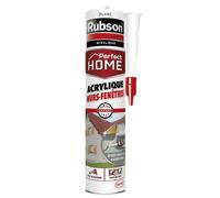 Rubson - Mastic acrylique Murs & Fenêtres - Blanc - Intérieur/extérieur - Cartouche 280 ml