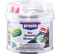 Mastic polyester aluminium avec tube durcisseur - Lot de 6 - PRESTO - 12049.06