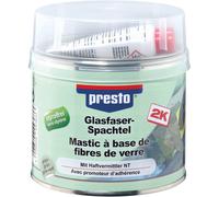 Mastic polyester renforcé fibre de verre avec tube durcisseur - Lot de 6 - PRESTO - 12029.06