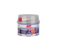 AUTO-PLAST PRODUKT APP PREMIA Mastic Polyester Universel pour réparation de Plastique, métal et Autres | Mastic carrosserie Voiture avec durcisseur | Jaune Clair | 0,6 Kg