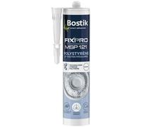 Bostik Mastic-colle FIX&PRO MSP 121 – MS Polymère pour polystyrène et moulures Blanc 290 ml