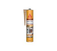 Sika Mastic polyuréthane SikaSeal-183 Façade & Sol ton pierre – Étanche à l’air et à l’eau 300 ml