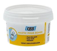 GEB Mastic d'étanchéité pour bonde de lavabo, évier, Baignoire, Douche ou pour Emboitement de tuyaux - Pot 200g - Beige