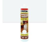 Mastic pour joints de parquet - rebouchage - blanc perle - 290 ml SOUDAL