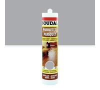 Mastic pour joints de parquet - rebouchage - gris clair - 6x290 ml SOUDAL