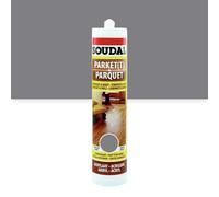 Joint Parquet - Mastic acrylique pour parquet - Soudal - 290 ml Gris foncé