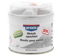 Mastic Pour Metal Gris 2k Sans Styrene 250g Presto