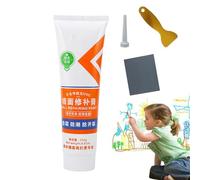 Mastic pour réparer les trous dans les murs, kit de pâte à séchage rapide pour fissures, remplissage pour murs en plâtre - Pour salle de bain, cuisine, garage, cave, chambre à coucher, maison