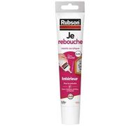 Rubson Je Rebouche Mastic Blanc 50 ml, mastic étanche en tube prêt à l'emploi, mastic acrylique pour murs, fenêtres, plinthes et fissures en intérieur