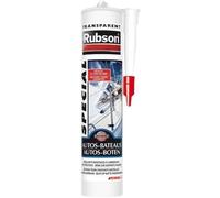 Mastic - RUBSON - 280 mL - Translucide - Élastomère silicone - Étanchéité et collage