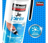 Mastic sanitaire Rubson - Gachette 200 ml - Blanc
